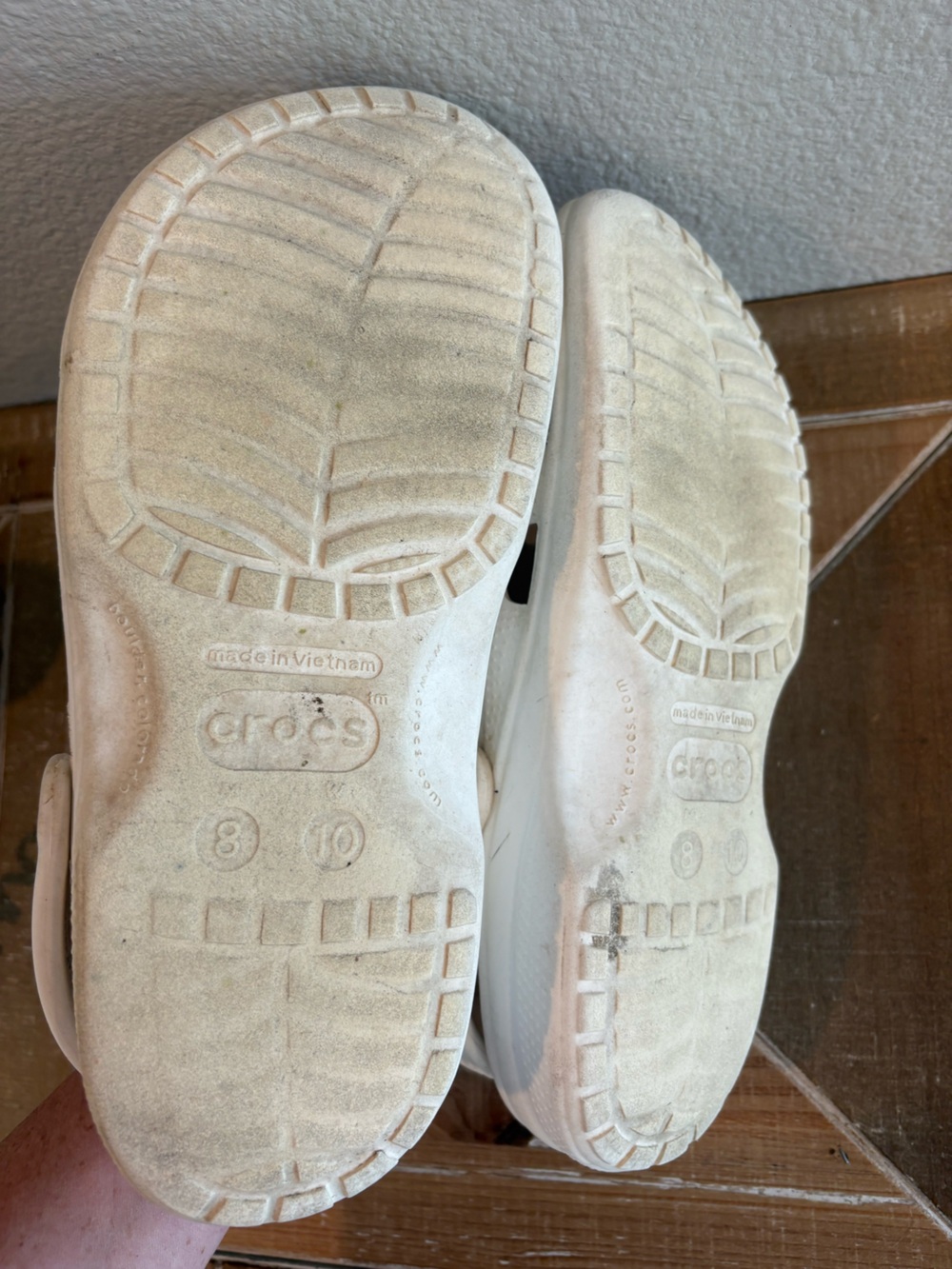 Disney Parks Classic Crocs Clogs Mickey White Adult Slip On Shoes Women 10 Men 8 - Picture 8 of 8